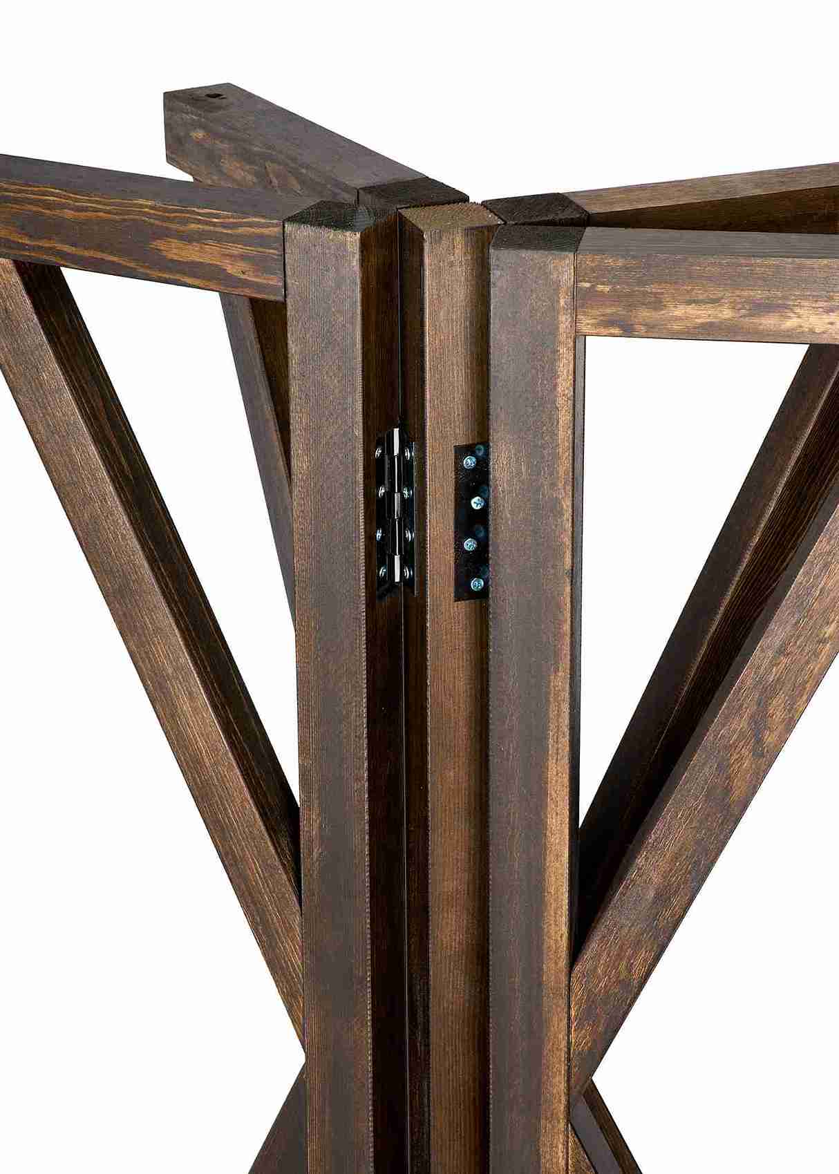 36" (3 Foot) Round Farm Cocktail Table, Fruitwood, Image 7