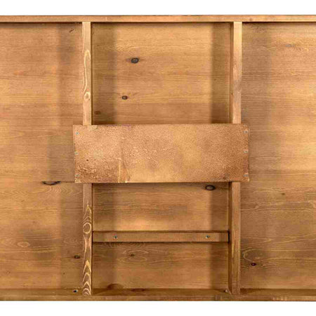 Farmhouse Dining Table 96" x 40" Chestnut – Solid Pine Rectangular, Seats 8–10 | Dining Room, Image 10