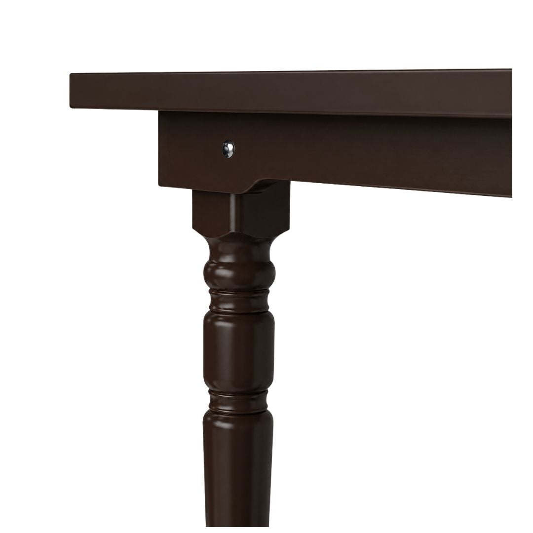 Farmhouse Dining Table 96" x 40" Fruitwood – Solid Pine, Fluted Legs, Seats 8–10 (Dining Room), Image 10