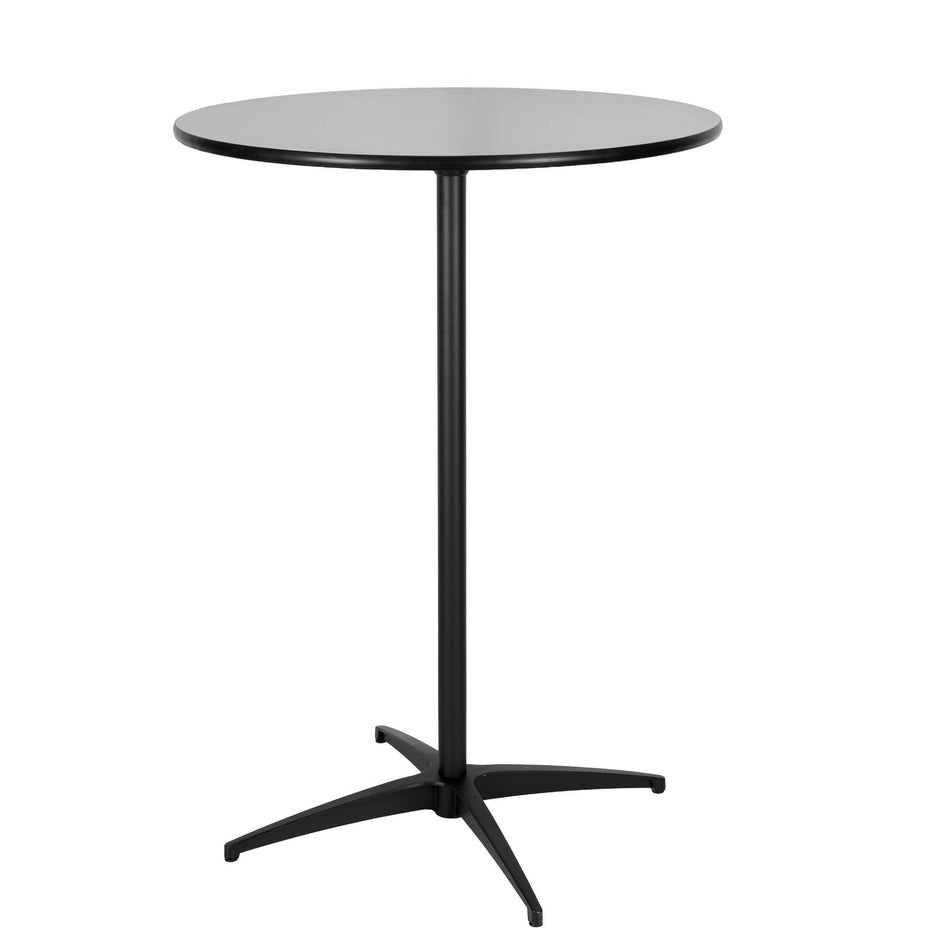 30" Black Round Plywood Cocktail Table Kit