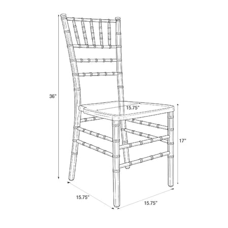 Sparkling Gold Champagne ToughWood™ Chiavari Chair, Image 9