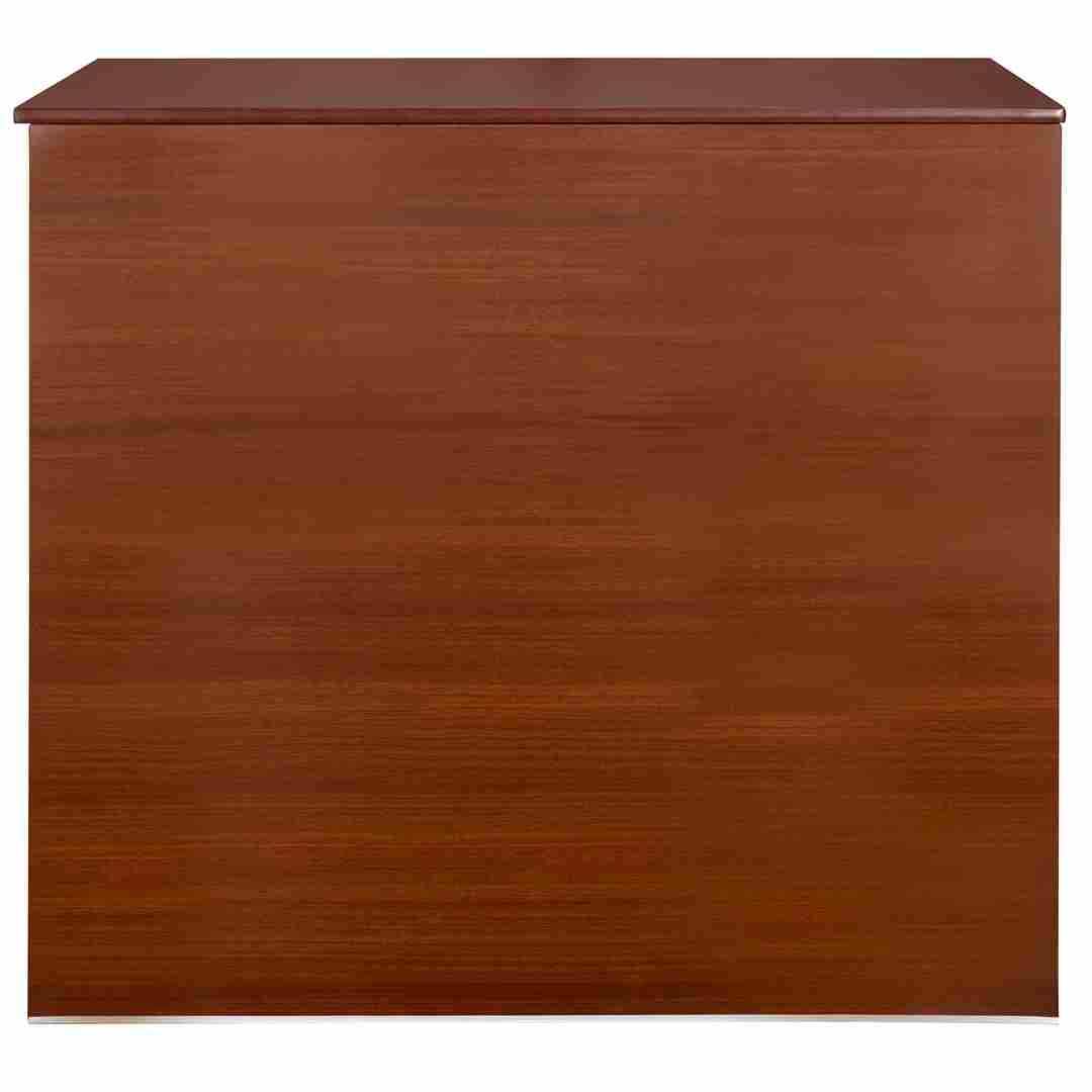 Walnut 42" Tall 48" Portable Folding Bar Table for Home Kitchen Patio Entertaining Indoor Outdoor, Wood Look High-Pressure Laminate Surface, Image 5