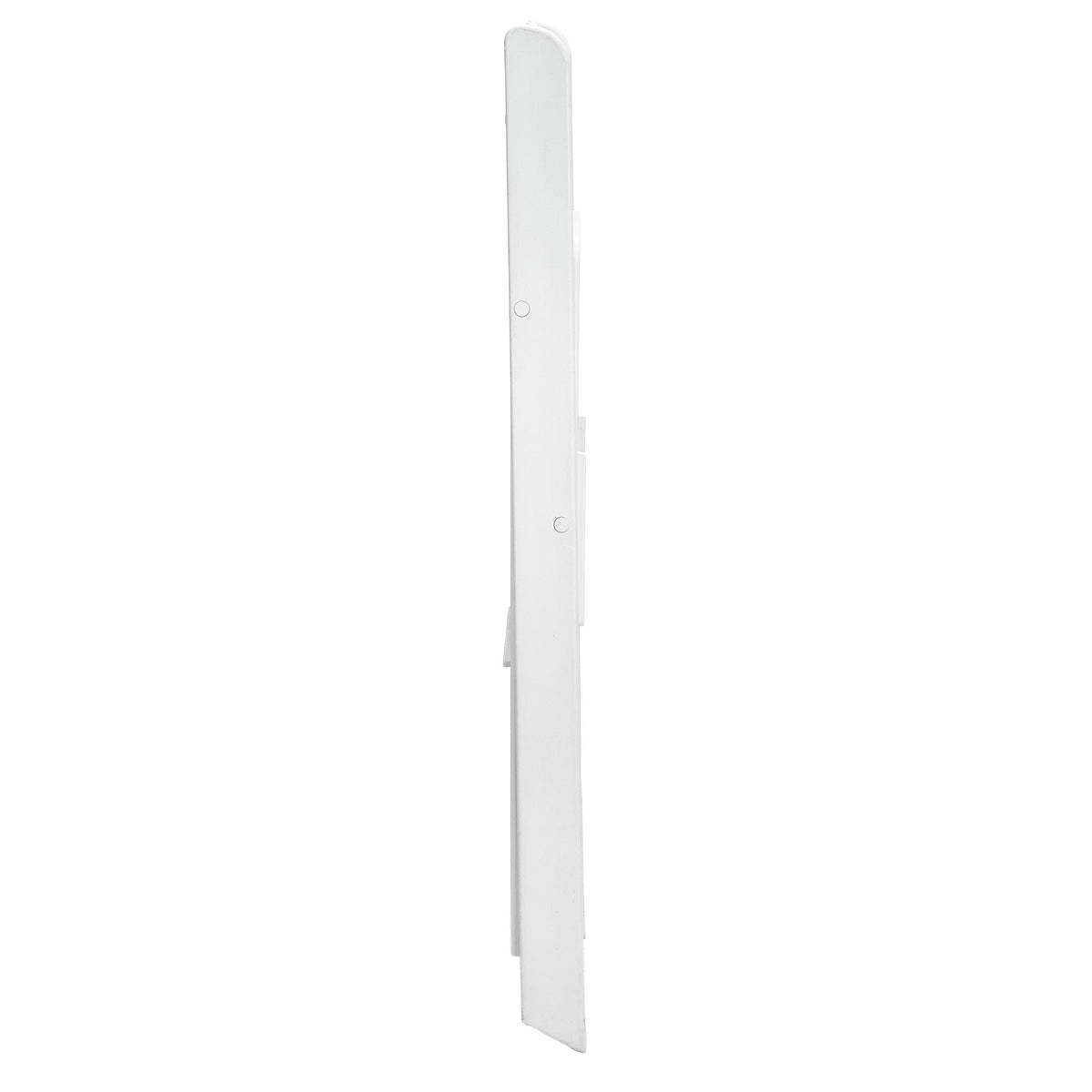 White Woodgrain Resin Folding Chair — Padded Vinyl Seat, Stackable, 850 lb Capacity | Ideal for Patio & Events, Image 11