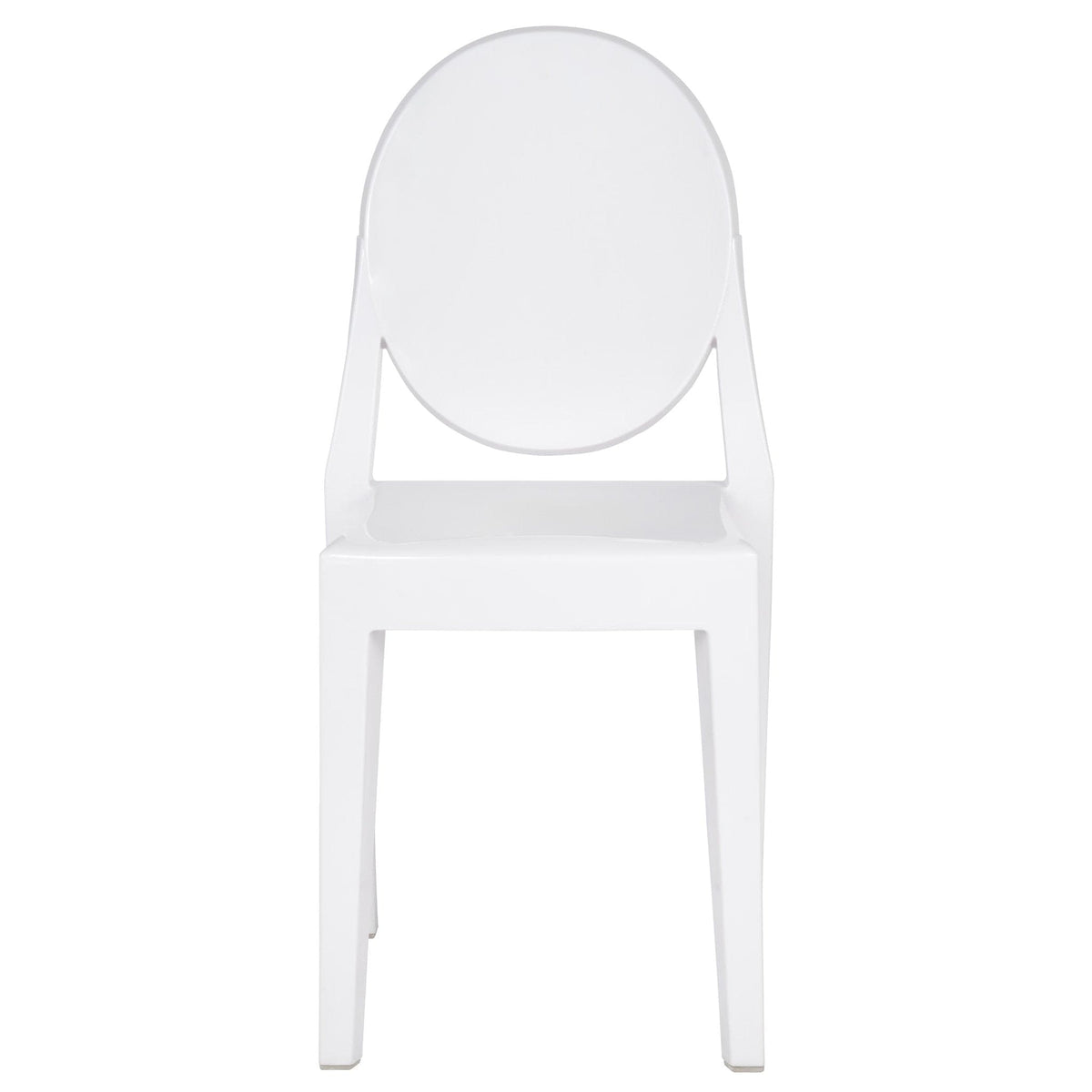 4 Pack Kids White Resin Victoria Ghost Chair for Playroom and Outdoor Patio Use, Image 3