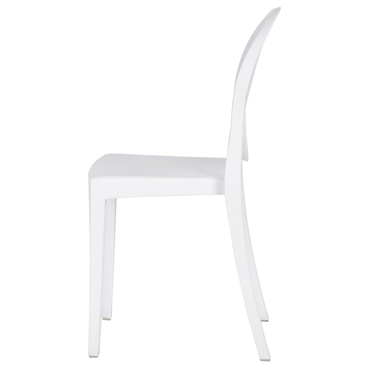 4 Pack Kids White Resin Victoria Ghost Chair for Playroom and Outdoor Patio Use, Image 5