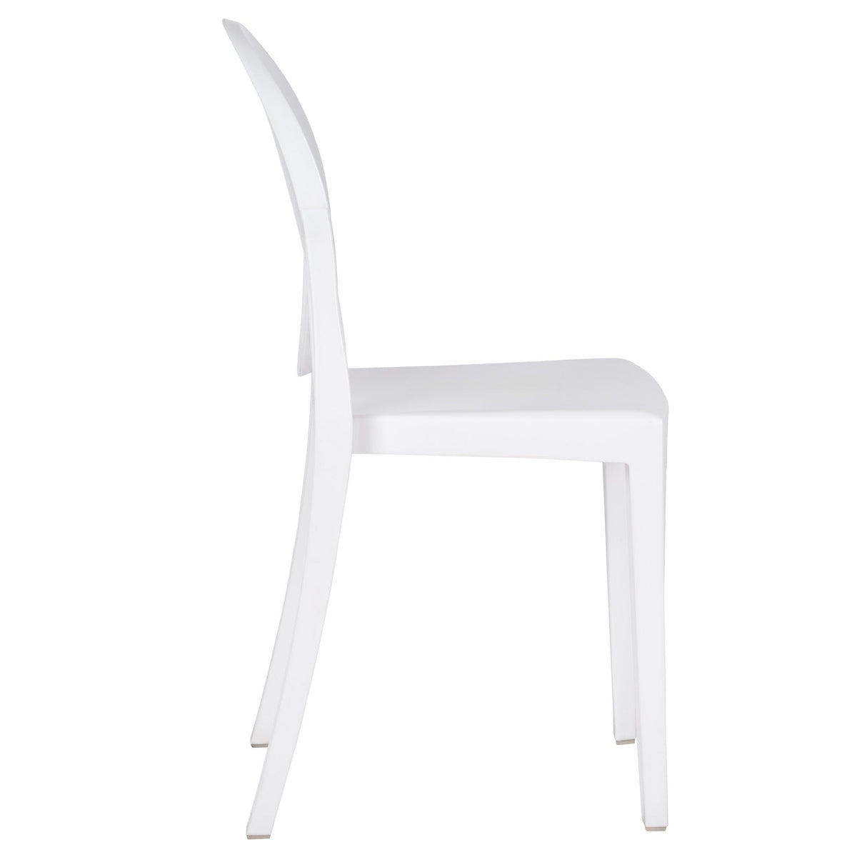 4 Pack Kids White Resin Victoria Ghost Chair for Playroom and Outdoor Patio Use, Image 9