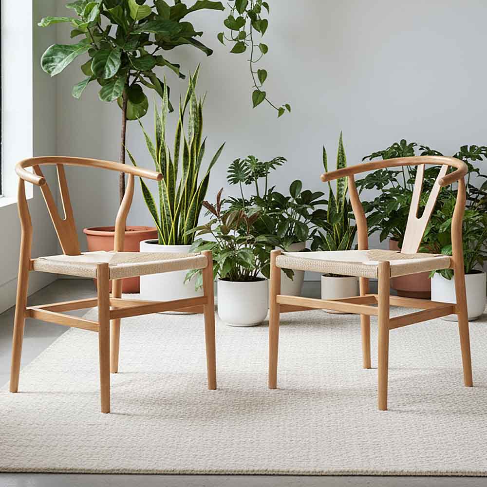 Natural with Rope Seat